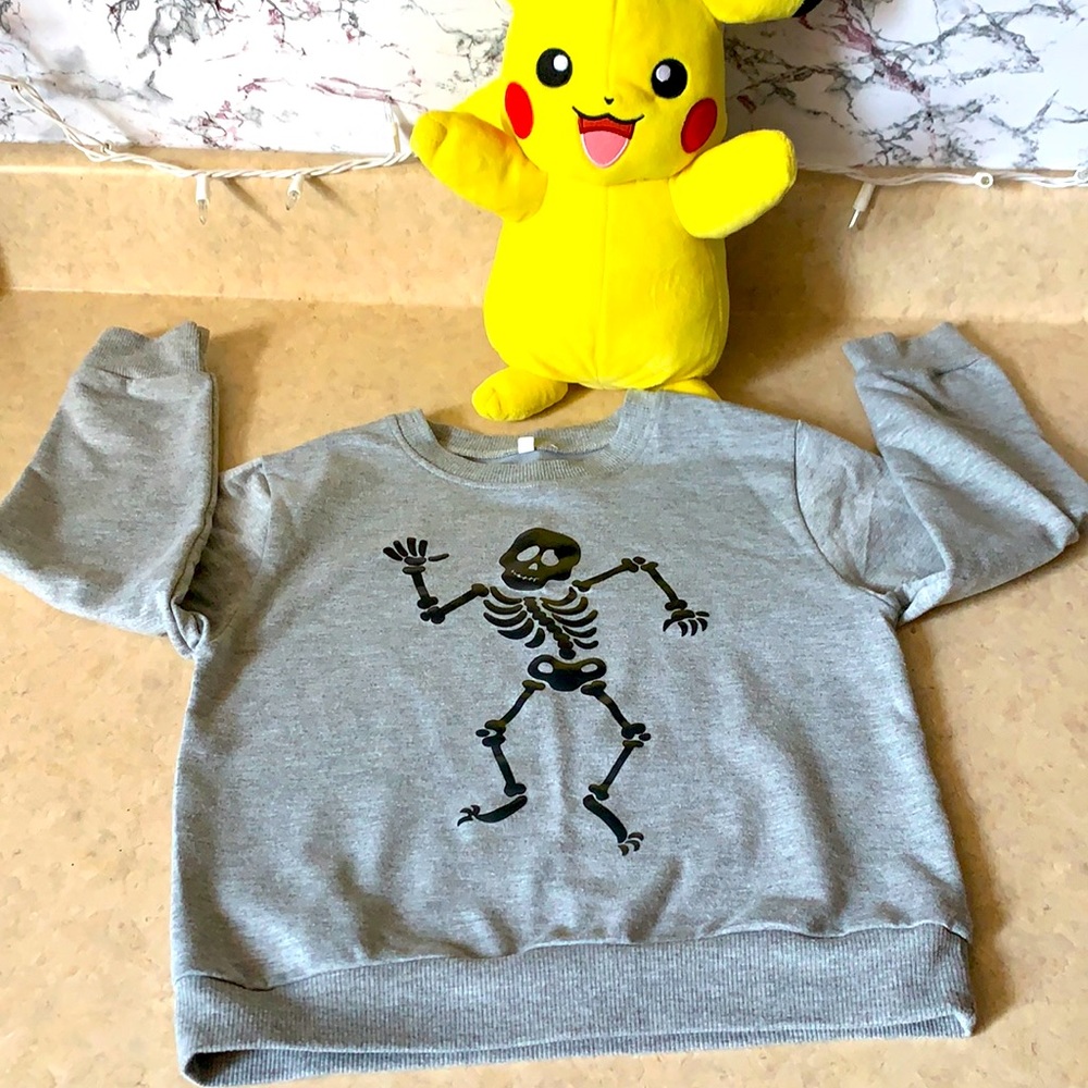 Toddler SHEIN skeleton sweater